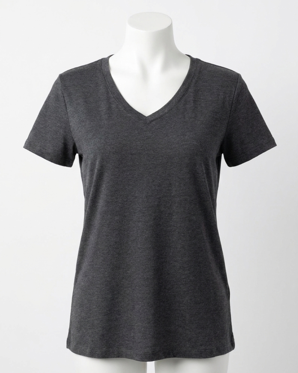NEW GRACE AND LACE vip favorite v neck top in charcoal